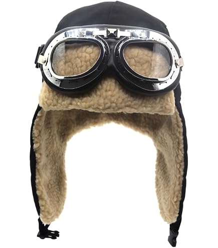 Amazon.com: Mens Fox Hair Hat Winter Genuine Sheepskin Shell Hat